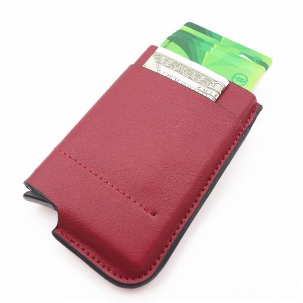 card holders wholesale style genuine leather holder anti-theft rfid up automatically luxury wallet, Brown;gray
card holders wholesale style genuine leather holder anti-theft rfid up automatically luxury wallet, Brown;gray