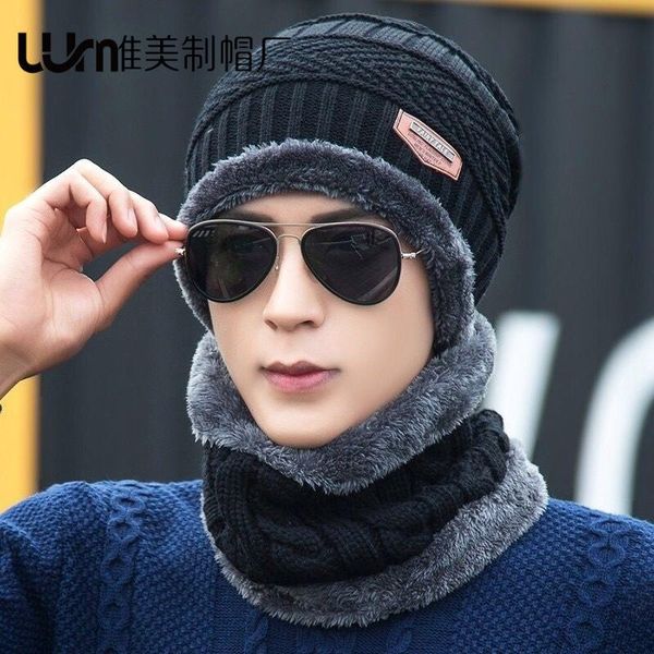 berets outdoor plush wool hat for men and women casual wear autumn winter knitted warm cycling bib two-piece cap, Blue;gray
berets outdoor plush wool hat for men and women casual wear autumn winter knitted warm cycling bib two-piece cap, Blue;gray