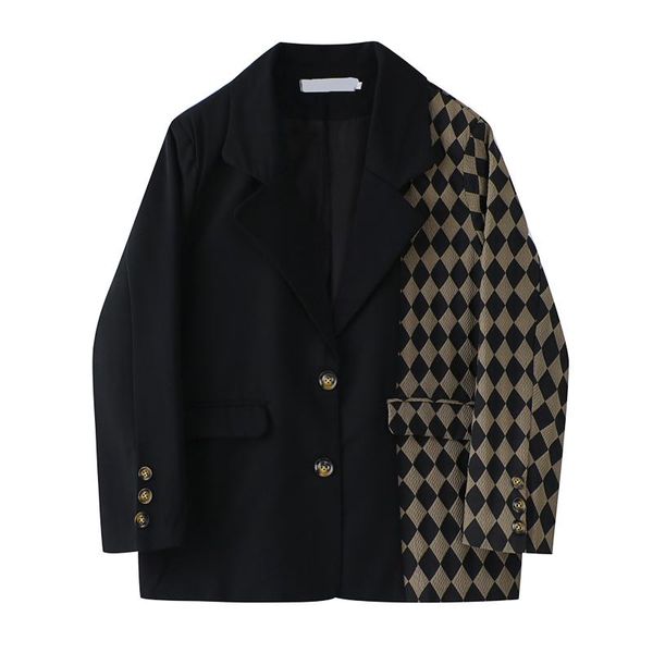 women's suits & blazers blazer jackets coat korean fashion autumn street patchwork sense of design baggy office female senior black ou, White;black
women's suits & blazers blazer jackets coat korean fashion autumn street patchwork sense of design baggy office female senior black ou, White;black