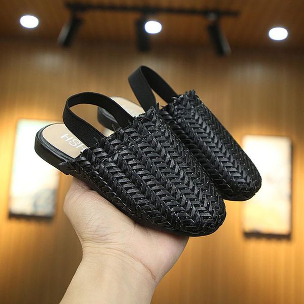 slipper toddler infant kids baby girls boys weave retro single princess shoes sandals summer holiday beachwear 2021, Black;grey
slipper toddler infant kids baby girls boys weave retro single princess shoes sandals summer holiday beachwear 2021, Black;grey