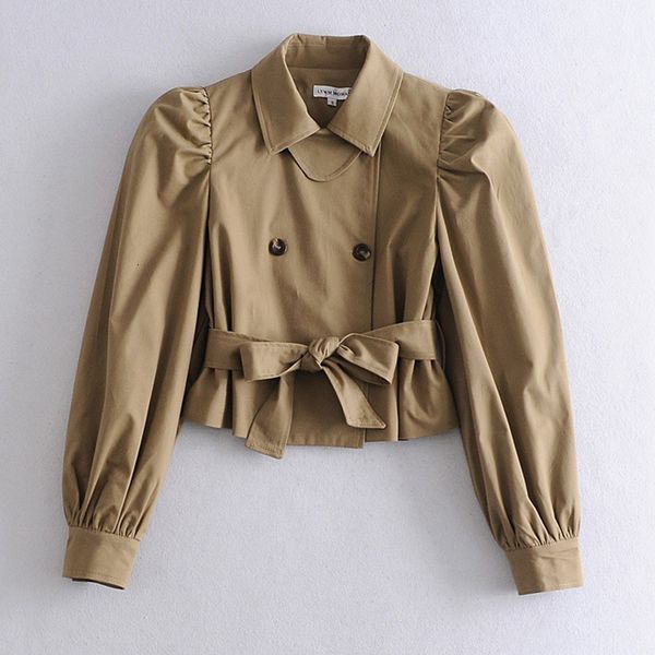 2021 new women spring autumn blet with double-breasted short trench coat clothes high waist outwear iwi6, Tan;black
2021 new women spring autumn blet with double-breasted short trench coat clothes high waist outwear iwi6, Tan;black