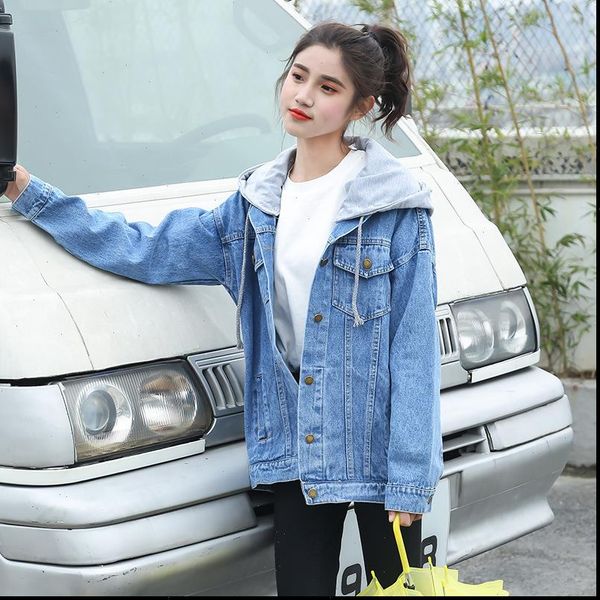 2021 hood cowboy denim jeans autumn jacket women loose female jackets for woman chaqueta mujer boyfriend large sizes cloak, Black;brown
2021 hood cowboy denim jeans autumn jacket women loose female jackets for woman chaqueta mujer boyfriend large sizes cloak, Black;brown