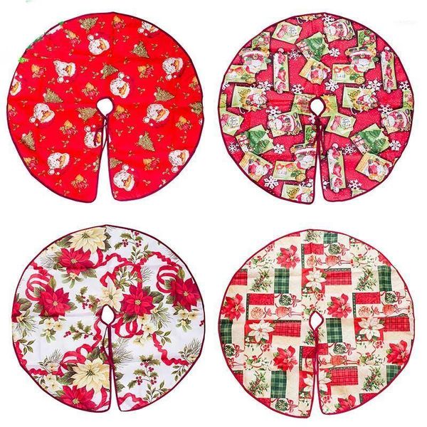 christmas decorations 1 piece 60cm 4 printed red tree skirt cache pied sapin1 
christmas decorations 1 piece 60cm 4 printed red tree skirt cache pied sapin1