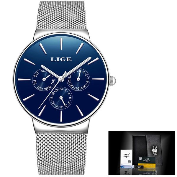 wristwatches lige mens watches men casual fashion full steel quartz watch sports waterproof hour relogio masculino, Slivery;brown
wristwatches lige mens watches men casual fashion full steel quartz watch sports waterproof hour relogio masculino, Slivery;brown