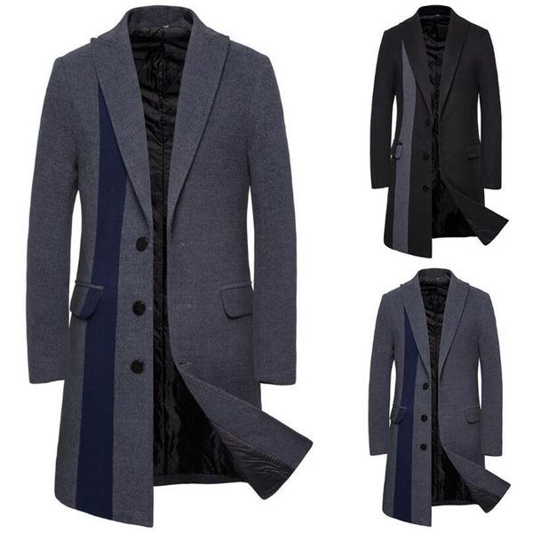 asian style wear fall winter 2021 new fashion thickened men's wool overcoat business and leisure masculinity hof8, Black
asian style wear fall winter 2021 new fashion thickened men's wool overcoat business and leisure masculinity hof8, Black