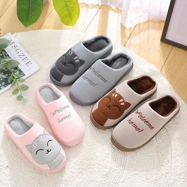 slippers cat animal prints cute home short plush warm soft cotton women loves floor indoor shoes large size 45, Black
slippers cat animal prints cute home short plush warm soft cotton women loves floor indoor shoes large size 45, Black