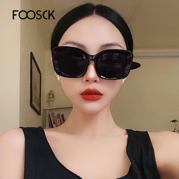 sunglasses foosck vintage big square women goggles oversize sun glasses female fashion black eyewear, White;black
sunglasses foosck vintage big square women goggles oversize sun glasses female fashion black eyewear, White;black
