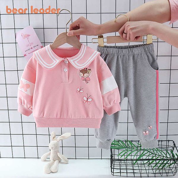 bear leader kids girls sweet princess clothing sets spring autumn born cartoon pants outfit children casual cute clothes 210708, White
bear leader kids girls sweet princess clothing sets spring autumn born cartoon pants outfit children casual cute clothes 210708, White