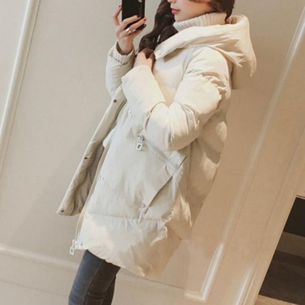 women's down & parkas women's 2021 winter korean loose medium length cotton jacket college style thickened, Black
women's down & parkas women's 2021 winter korean loose medium length cotton jacket college style thickened, Black