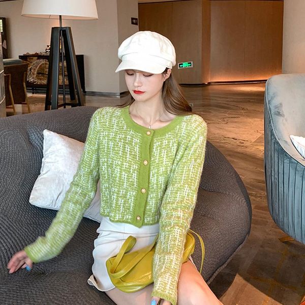 women's sweaters 2021 clothing style long sleeve coat knitted cardigan sweet buckle high waist short sun protection jum, White;black
women's sweaters 2021 clothing style long sleeve coat knitted cardigan sweet buckle high waist short sun protection jum, White;black