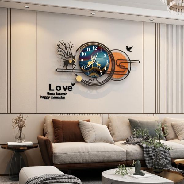 wall clocks large simple clock modern design living room chinese silent creative luxury reloj pared home decoration
wall clocks large simple clock modern design living room chinese silent creative luxury reloj pared home decoration