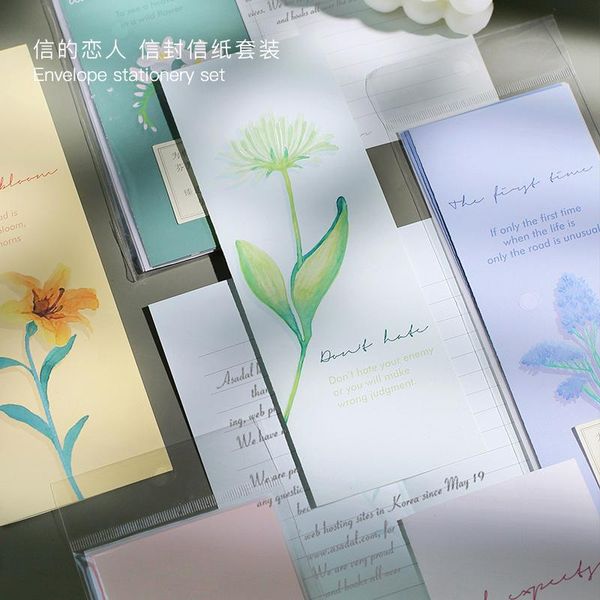 gift wrap 6 pcs/set cute envelopes letter papers flower series envelope set literary writing paper stationery
gift wrap 6 pcs/set cute envelopes letter papers flower series envelope set literary writing paper stationery