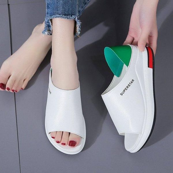 ake sia new summer lady women fashion mujer peep toe thick soled wedge flat platform slippers loafers casual sandals shoes a344, Black
ake sia new summer lady women fashion mujer peep toe thick soled wedge flat platform slippers loafers casual sandals shoes a344, Black