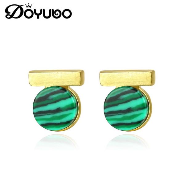 stud doyubo antique women's real 925 silver malachite earrings jewelry lady sterling accessories for party vc256, Golden;silver
stud doyubo antique women's real 925 silver malachite earrings jewelry lady sterling accessories for party vc256, Golden;silver