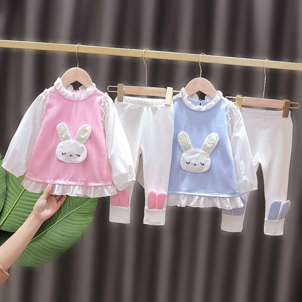 autumn girls' fashion foreign and style 2 baby lovely children's clothes 3 one year old girl's spring suit, White
autumn girls' fashion foreign and style 2 baby lovely children's clothes 3 one year old girl's spring suit, White