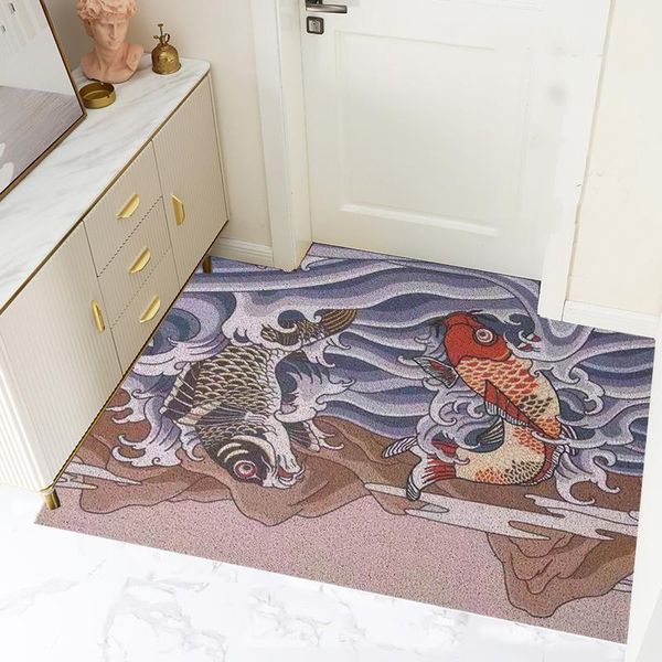 carpets koi fish rubber door mat durable welcome low profile floor dirt trapper indoor outdoor rug for entryway patio high traff
carpets koi fish rubber door mat durable welcome low profile floor dirt trapper indoor outdoor rug for entryway patio high traff