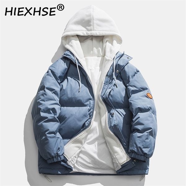 men winter casual thick warm waterproof cotton harajuku style brand parkas men autumn outwear windproof hooded parkas man 211104, Black
men winter casual thick warm waterproof cotton harajuku style brand parkas men autumn outwear windproof hooded parkas man 211104, Black