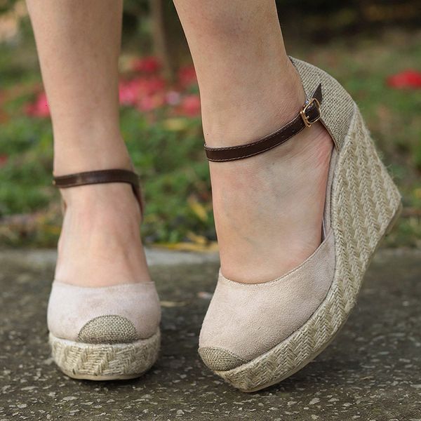 new 2021 summer women back strap casual hemp heels shoes round toe plus size sandals woman r6qg, Black
new 2021 summer women back strap casual hemp heels shoes round toe plus size sandals woman r6qg, Black