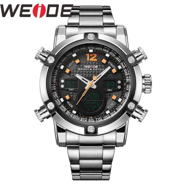 wristwatches relogio masculino weide men watch military sports alarm mens watches quartz wristwatch lcd male clock, Slivery;brown
wristwatches relogio masculino weide men watch military sports alarm mens watches quartz wristwatch lcd male clock, Slivery;brown