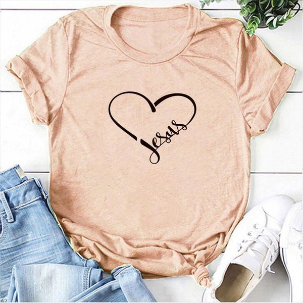 jesus heart printed summer womens t shirts graphic aesthetic clothes casual harajuku camisetas de mujer, White
jesus heart printed summer womens t shirts graphic aesthetic clothes casual harajuku camisetas de mujer, White
