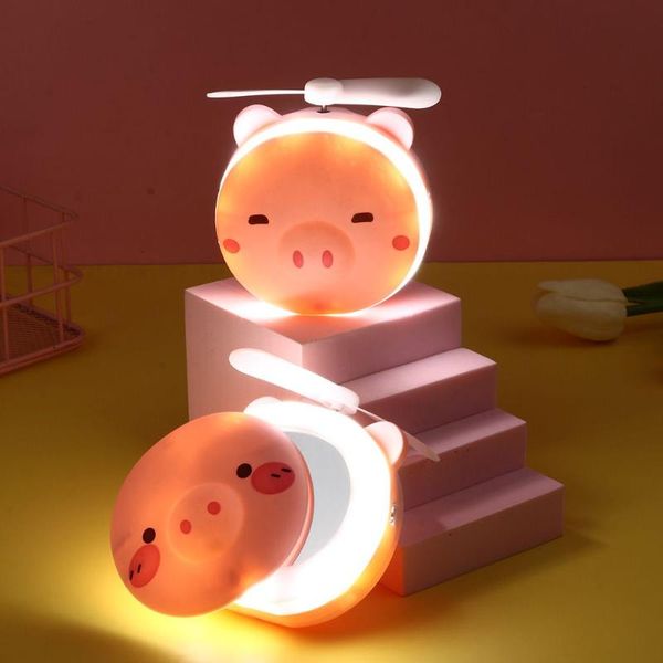 compact mirrors bath tool folding fan inner-battery rechargeable makeup mirror vanity cartoon pig led light
compact mirrors bath tool folding fan inner-battery rechargeable makeup mirror vanity cartoon pig led light