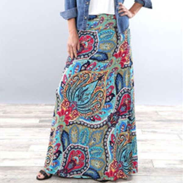 2021 new women ethnic style long skirt spring autumn printed ladies casual big swing ankle-length skirts streetwear u60c, Black
2021 new women ethnic style long skirt spring autumn printed ladies casual big swing ankle-length skirts streetwear u60c, Black