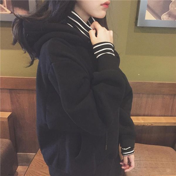 winter new casual korea large size hoodies sweatshirt pullovers harajuku funny high collar cute fashion sweatershirt, Black
winter new casual korea large size hoodies sweatshirt pullovers harajuku funny high collar cute fashion sweatershirt, Black