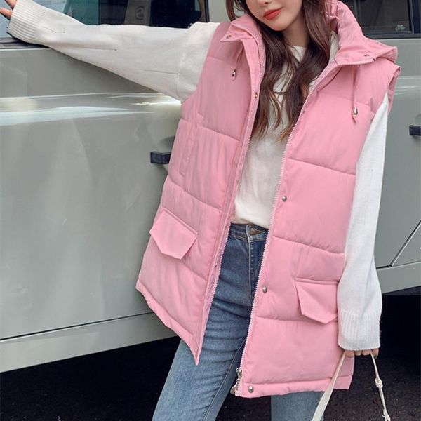 women's vests 2021 autumn and winter women's vest wild casual stand-up collar thickened down cotton bread jacket, Black;white
women's vests 2021 autumn and winter women's vest wild casual stand-up collar thickened down cotton bread jacket, Black;white
