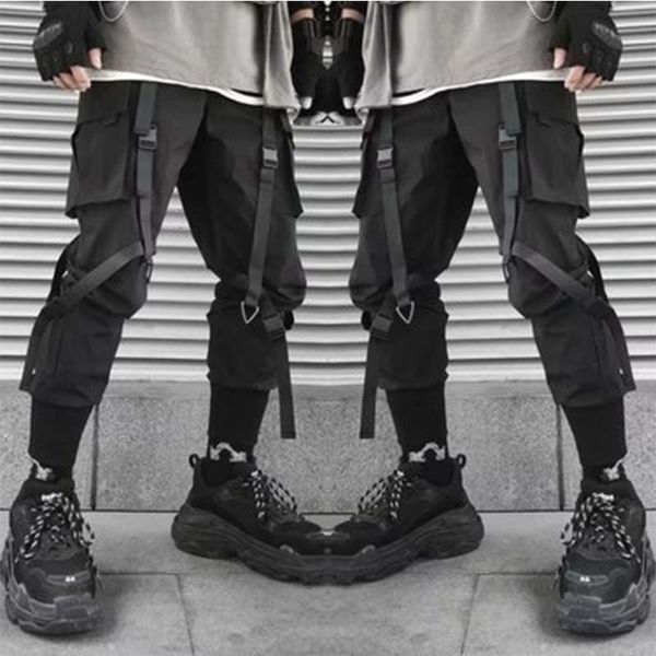 men's pants streetwear cargo hip hop casual multi pockets harem male joggers trousers fashion harajuku for men, Black
men's pants streetwear cargo hip hop casual multi pockets harem male joggers trousers fashion harajuku for men, Black