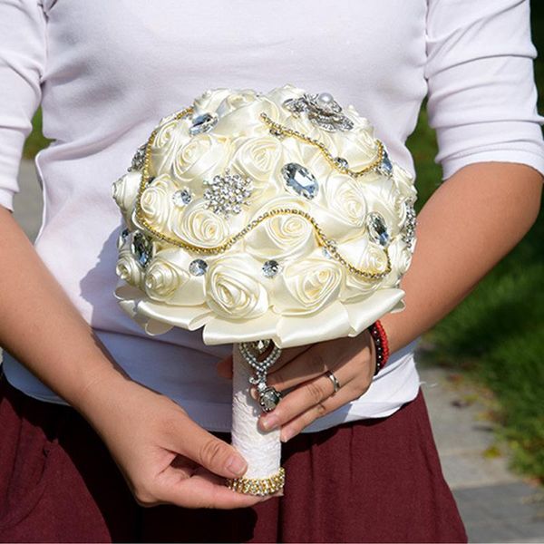 decorative flowers & wreaths redjck handmade rose artificial bride holding flower rhinestones patchwork bouquet for wedding decoration
decorative flowers & wreaths redjck handmade rose artificial bride holding flower rhinestones patchwork bouquet for wedding decoration