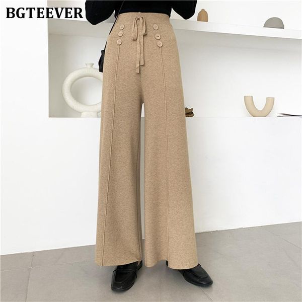 women's pants & capris bgteever 2021 winter button lace-up knitted high waist straight women sweater casual loose knitting trousers, Black;white
women's pants & capris bgteever 2021 winter button lace-up knitted high waist straight women sweater casual loose knitting trousers, Black;white