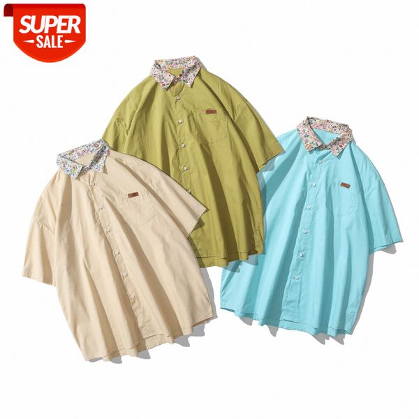 youth harajuku style casual short sleeve shirt loose pure color all-match men's and women's shirts #zn2y, White;black
youth harajuku style casual short sleeve shirt loose pure color all-match men's and women's shirts #zn2y, White;black