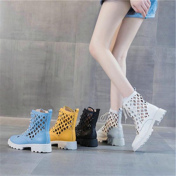 boots 2021 summer genuine leather hollow candy color cross-border large size women's, Black
boots 2021 summer genuine leather hollow candy color cross-border large size women's, Black