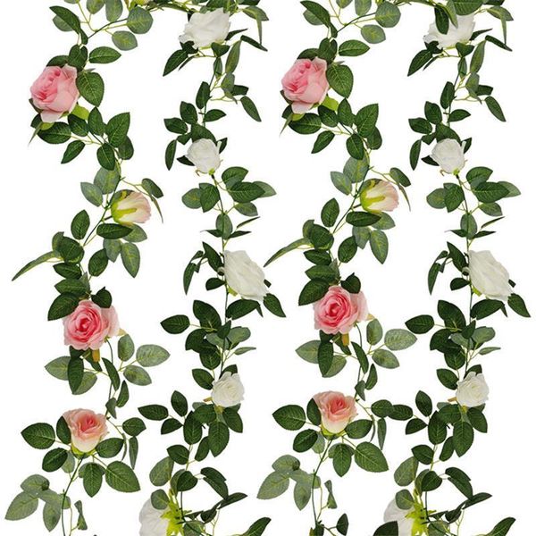2m artificial flowers rose ivy vine wedding decor real touch silk flower garland string with leaves for home party hanging decor
2m artificial flowers rose ivy vine wedding decor real touch silk flower garland string with leaves for home party hanging decor