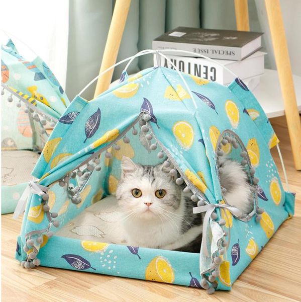 cat beds & furniture summer semi closed house four seasons breathable pet tent and dog foldable outdoor products
cat beds & furniture summer semi closed house four seasons breathable pet tent and dog foldable outdoor products
