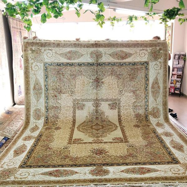 carpets fangcun 9'x12' persian classic yellow medal handmade silk carpet,use for office or living room
carpets fangcun 9'x12' persian classic yellow medal handmade silk carpet,use for office or living room