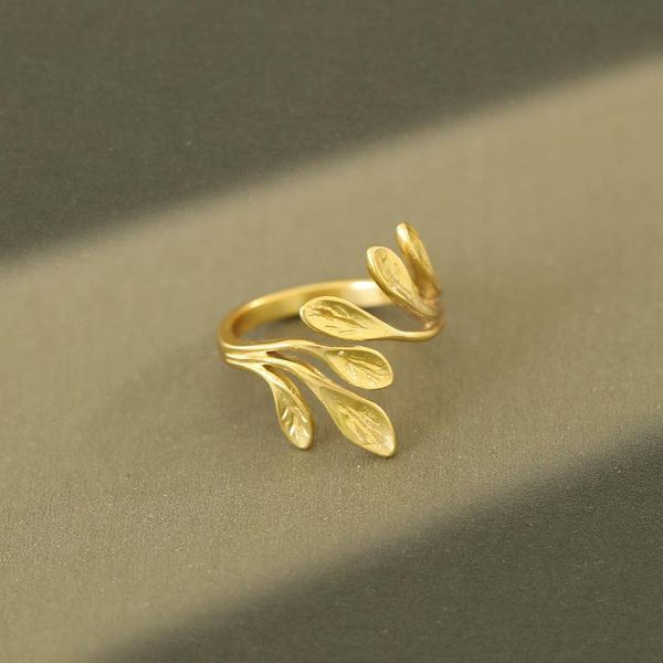 cluster rings 1pc 18k gold authentic 925 sterling silver white/ branch of olive leaf ring long adjust jewelry tlj1219, Golden;silver
cluster rings 1pc 18k gold authentic 925 sterling silver white/ branch of olive leaf ring long adjust jewelry tlj1219, Golden;silver