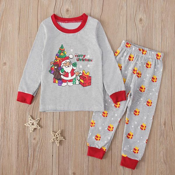 clothing sets children's long-sleeved trousers suit personality christmas pyjamas set print round neck t-shirt and elastic long pants 2, White
clothing sets children's long-sleeved trousers suit personality christmas pyjamas set print round neck t-shirt and elastic long pants 2, White