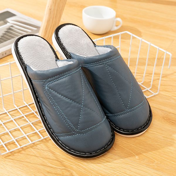 2022 fashion solid black pu leather slippers male non-slip slides indoor casual leather shoes men slipper plus size 45
2022 fashion solid black pu leather slippers male non-slip slides indoor casual leather shoes men slipper plus size 45