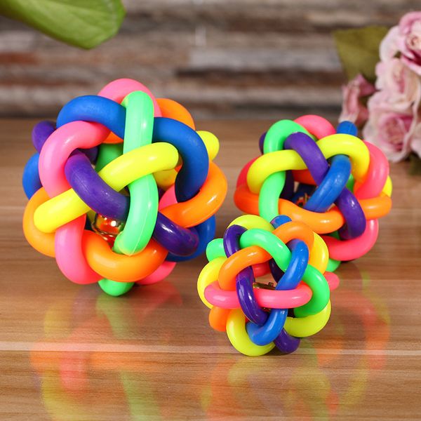 5cm colorful rainbow pet bell ball dog toy cat toys pet dog ball bell chew toys play teeth training pet product 223 v2
5cm colorful rainbow pet bell ball dog toy cat toys pet dog ball bell chew toys play teeth training pet product 223 v2