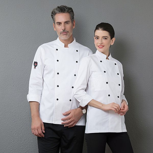 2021 new kitchen cafe bakery wear cook shirt men women full sleeve double breasted autumn food service chef uniform jacket xxtp, Red
2021 new kitchen cafe bakery wear cook shirt men women full sleeve double breasted autumn food service chef uniform jacket xxtp, Red