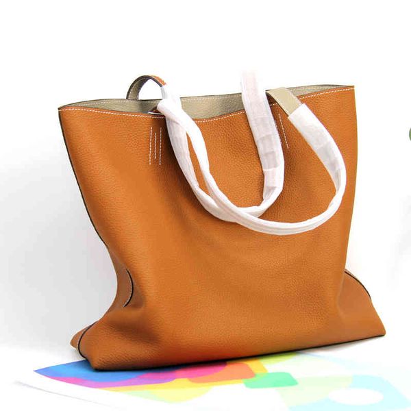 designer bagsdouble-sided leather shopping tote bag golden brown with elephant gray layer cowhide large capacity soft high-end textureluxury
designer bagsdouble-sided leather shopping tote bag golden brown with elephant gray layer cowhide large capacity soft high-end textureluxury