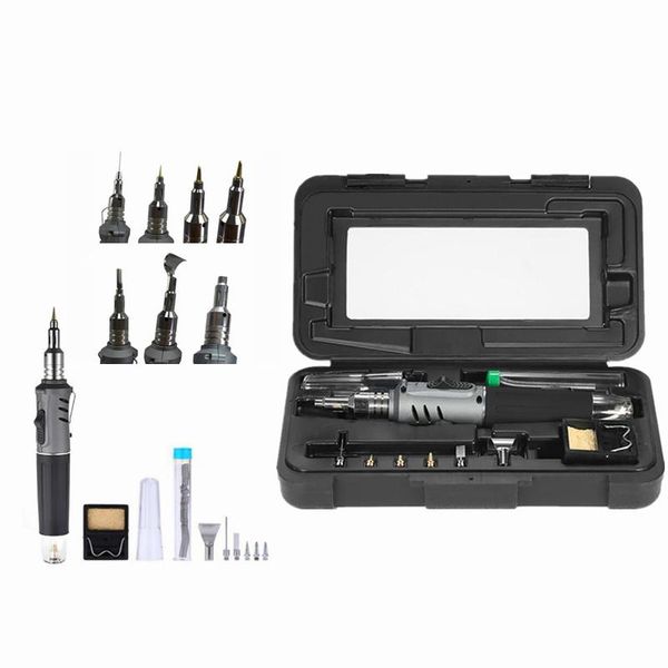 pneumatic tools 10 in 1 self-ignition wireless gas soldering iron cordless welding torch kit tool portable automatic ignition butane burner
pneumatic tools 10 in 1 self-ignition wireless gas soldering iron cordless welding torch kit tool portable automatic ignition butane burner