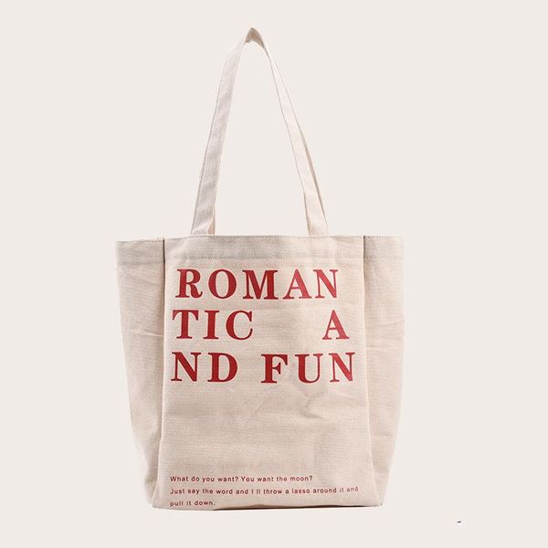 evening bags classic letter canvas casual tote bag for women large capacity shoulder woman handbag shopping bolso shopper mujer
evening bags classic letter canvas casual tote bag for women large capacity shoulder woman handbag shopping bolso shopper mujer