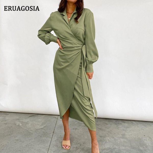 casual dresses french asymmetry slim wrap dress women fall v-neck slit long sleeve midi office high waist belted vestidos, Black;gray
casual dresses french asymmetry slim wrap dress women fall v-neck slit long sleeve midi office high waist belted vestidos, Black;gray