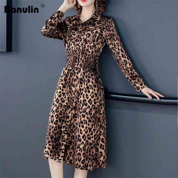 banulin leopard dress spring women long sleeve turn down neck single-breasted a-line party vestidos de fiesta 210603, Black;gray
banulin leopard dress spring women long sleeve turn down neck single-breasted a-line party vestidos de fiesta 210603, Black;gray