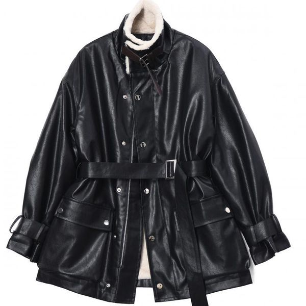 2021 Winter New Arrivals Women Leather Jackets Bandage Motorcycle Jacket Yg36, Black
2021 Winter New Arrivals Women Leather Jackets Bandage Motorcycle Jacket Yg36, Black