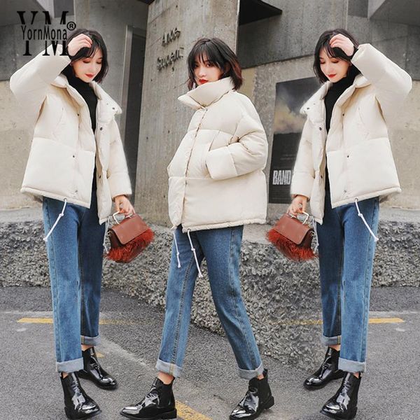 women's down & parkas yornmona good quality comfy 2021 casual loose parka drawstring cotton padded winter coat women warm basic jacket, Black
women's down & parkas yornmona good quality comfy 2021 casual loose parka drawstring cotton padded winter coat women warm basic jacket, Black