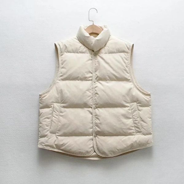 women's vests 2021 women stand collar vest sleeveless vintage loose style autumn winter coat casual clothes, Black;white
women's vests 2021 women stand collar vest sleeveless vintage loose style autumn winter coat casual clothes, Black;white