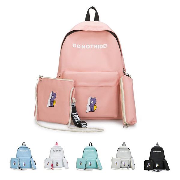 school bags 3pcs fashion women casual cute ribbon backpack teenager students bag girls large capacity shoulder crossbody
school bags 3pcs fashion women casual cute ribbon backpack teenager students bag girls large capacity shoulder crossbody